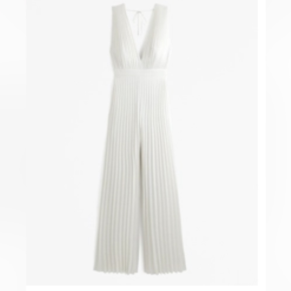 abercrombie & fitch pleated jumpsuit